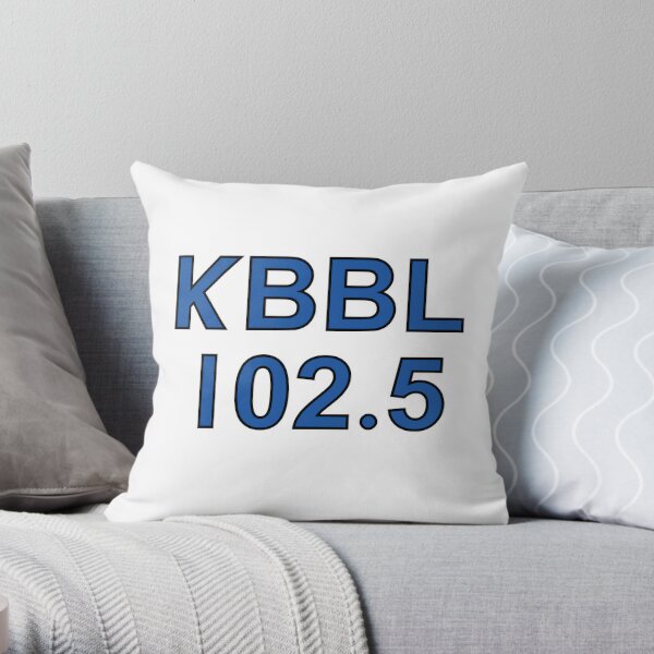 KBBL 102.5 Throw Pillow