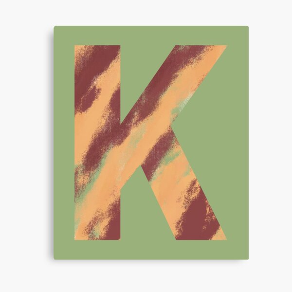 Item preview, Painted Letter Collection K Monogram designed and sold by emoney14.