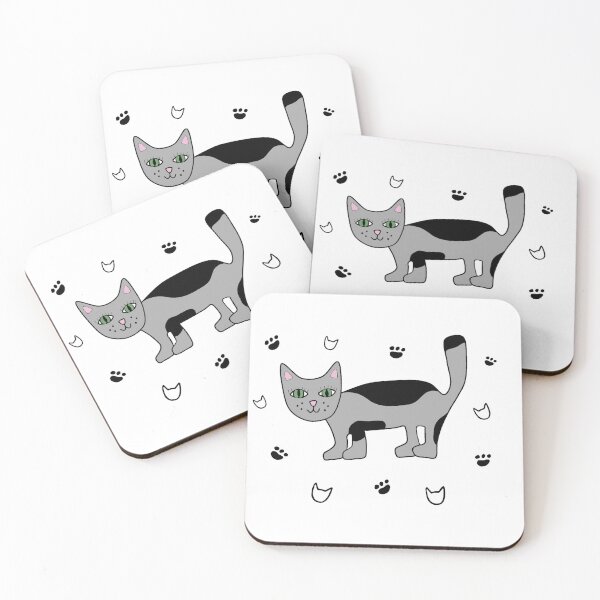Item preview, Grey cat designed and sold by Sowianowa.