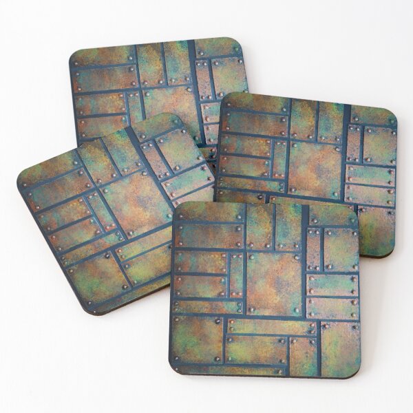 Item preview, Tarnished Metal Plates designed and sold by Tree45.