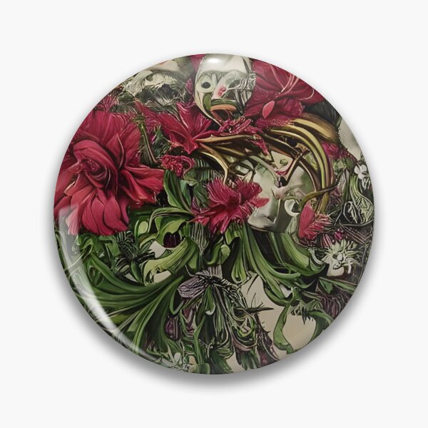 Item preview, Flower Skull Haeckler  designed and sold by Artdeathopenart.
