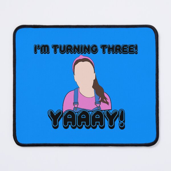 Item preview, Mrs Rachel - 3 Three Birthday Blue designed and sold by LucidTracings.