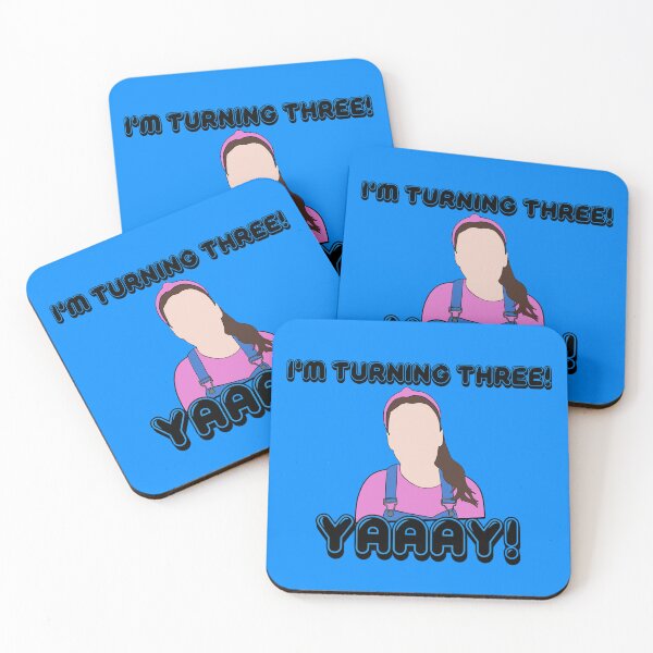 Item preview, Mrs Rachel - 3 Three Birthday Blue designed and sold by LucidTracings.