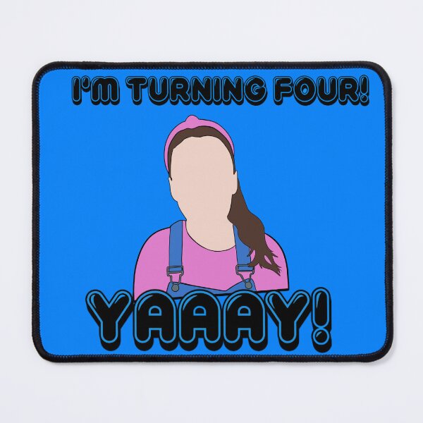 Item preview, Mrs Rachel - 4 Four Birthday Blue  designed and sold by LucidTracings.