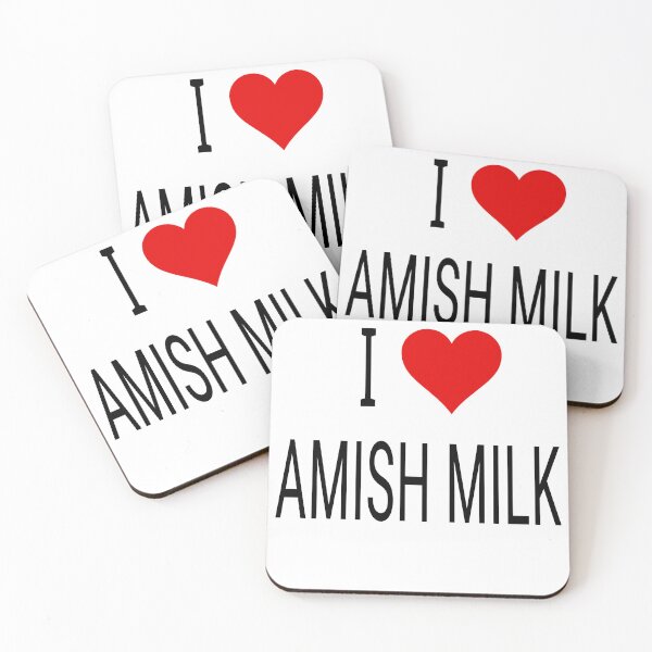 Item preview, I Love or Heart Amish Milk designed and sold by 1970Russell.