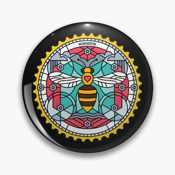 Item preview, manchester bee illustration designed and sold by ayurinata20231.