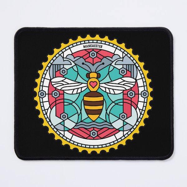 Item preview, manchester bee illustration designed and sold by ayurinata20231.