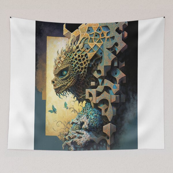 Artikelvorschau, AI Dreams Creatures AI Art #7F306E51 entworfen und verkauft von nixlim.
