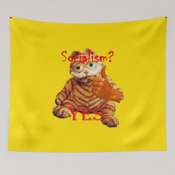 Item preview, Garfield for socialism designed and sold by ToastyTheGreat.