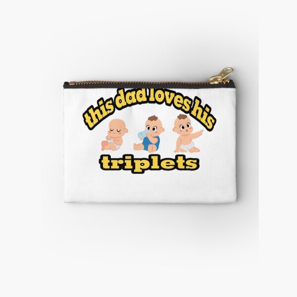 Item preview, This dad loves his triplets t-shirt classic designed and sold by Zidane45.
