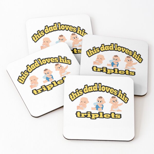 Item preview, This dad loves his triplets t-shirt classic designed and sold by Zidane45.
