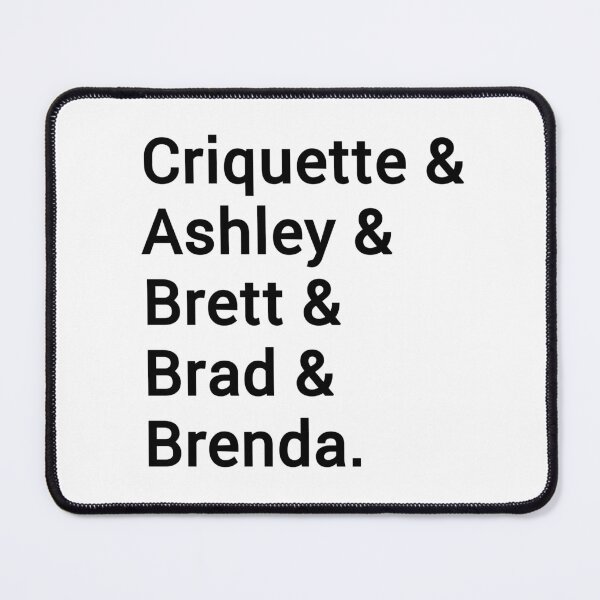 Item preview, Criquette & Ashley & Brett & Brad & Brenda (v2) designed and sold by meg-dl.