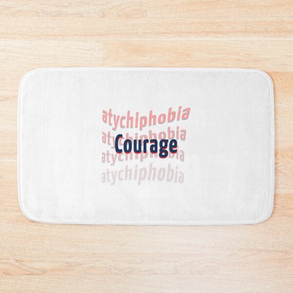 Item preview, overcoming fear of failure atychiphobia design - atychiphobia and overcoming fear of failure typographie designed and sold by AnsykD.