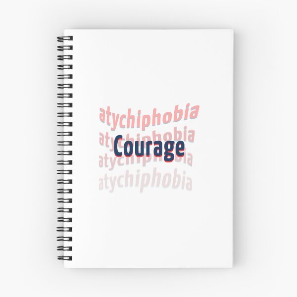 Item preview, overcoming fear of failure atychiphobia design - atychiphobia and overcoming fear of failure typographie designed and sold by AnsykD.