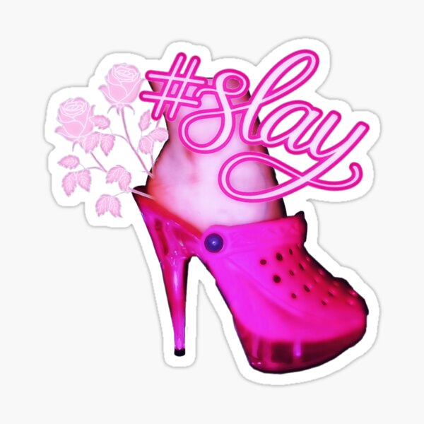 slay croc heel Sticker for Sale by scottyvomit