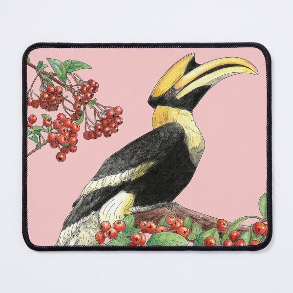 Item preview, Great Indian Hornbill and Firethorn designed and sold by YuNikDraw.