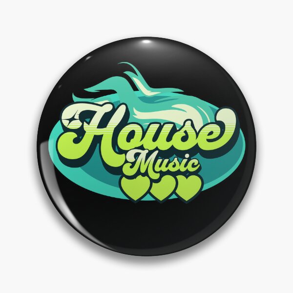 Item preview, HOUSE MUSIC - House Music Heat (aqua blue/lime)  designed and sold by Discothreadz.