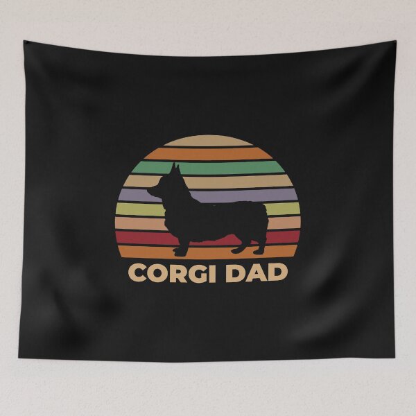 Item preview, Corgi Dad Vintage Retro designed and sold by EstelleStar.