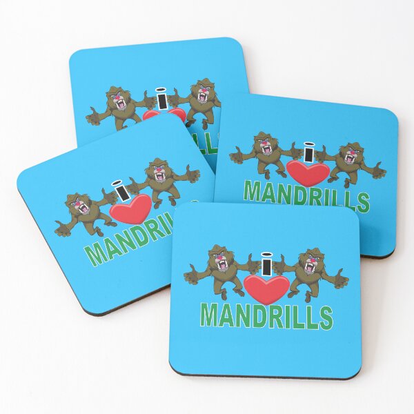 Item preview, I Heart Mandrills designed and sold by wickedcartoons.
