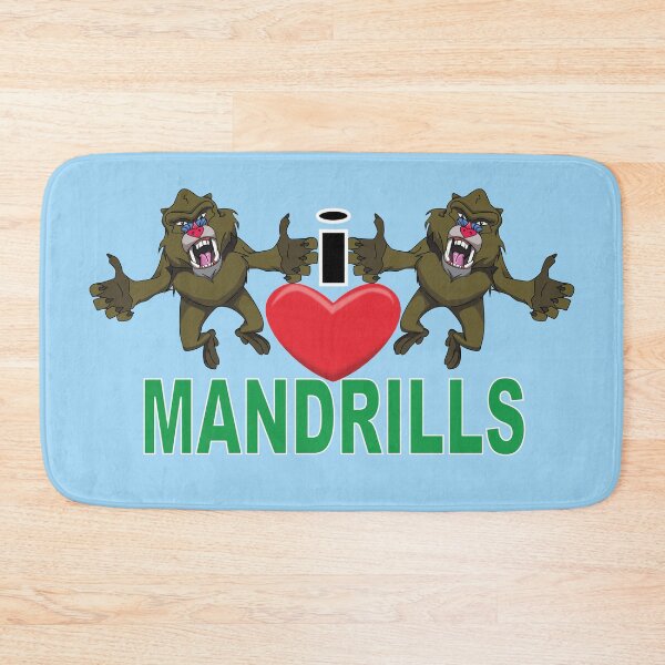 Item preview, I Heart Mandrills designed and sold by wickedcartoons.