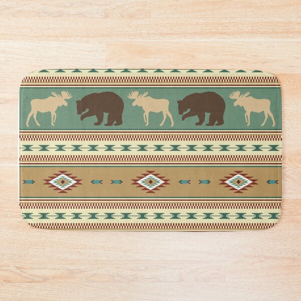 Item preview, Rustic Lodge Green designed and sold by LifeNonchalant.