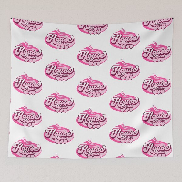 Item preview, HOUSE MUSIC  - House Music Heat (cotton candy/pink) designed and sold by Discothreadz.
