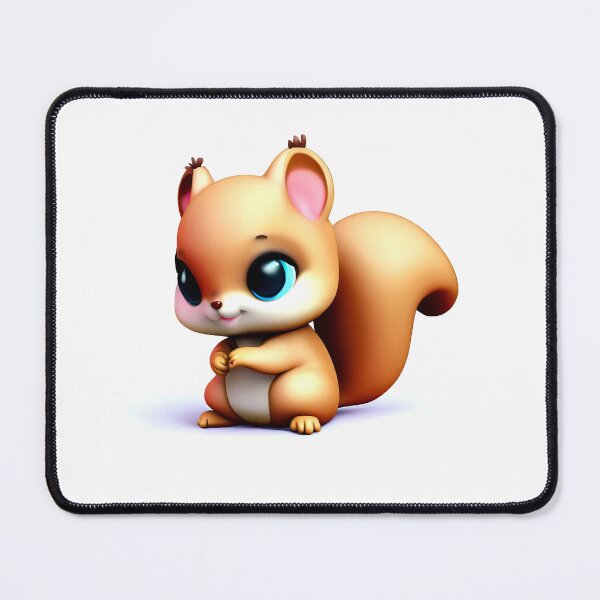 Item preview, AI Art Cute Kawaii Squirrel designed and sold by Artist4God.