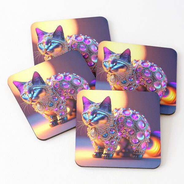 Item preview, Crystal Cat designed and sold by Elisabeth Lucas.