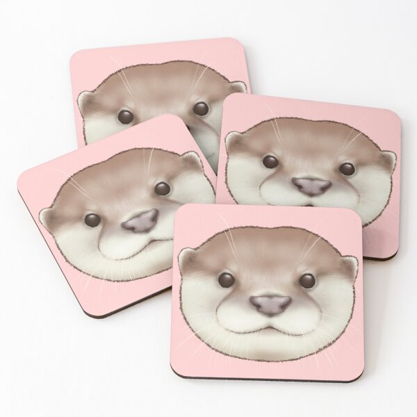 Item preview, Asian Small Clawed Otter Face 2 designed and sold by OTTERFAMILY.