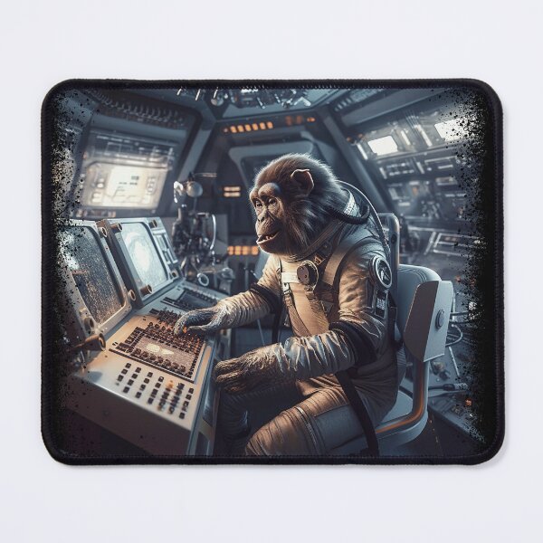 Item preview, Chimpanzee Takes on Space: A Surreal Adventure designed and sold by Dontobiasshop.