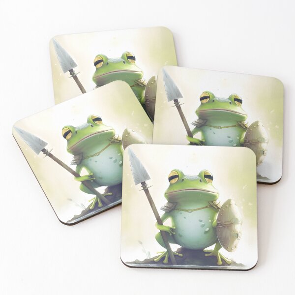 Item preview, Frog Knight - The Protector of the Realm designed and sold by Digital Artifacts.