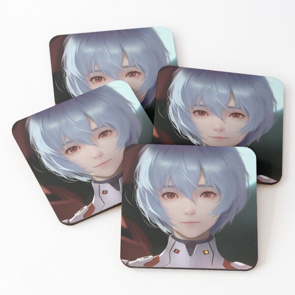 Item preview, Rei Ayanami Oil Portrait designed and sold by AiAnimeUS.