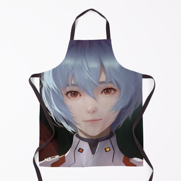 Item preview, Rei Ayanami Oil Portrait designed and sold by AiAnimeUS.