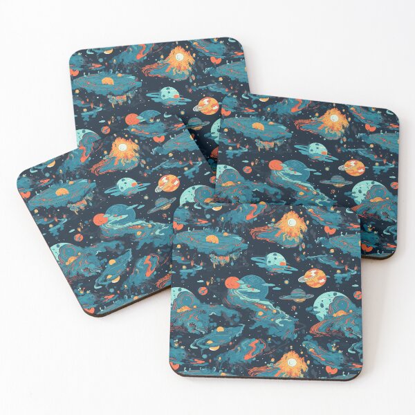 Item preview, nd of the World Repeating Pattern - Apocalyptic Space and Damaged Earth Art designed and sold by arbaxas.