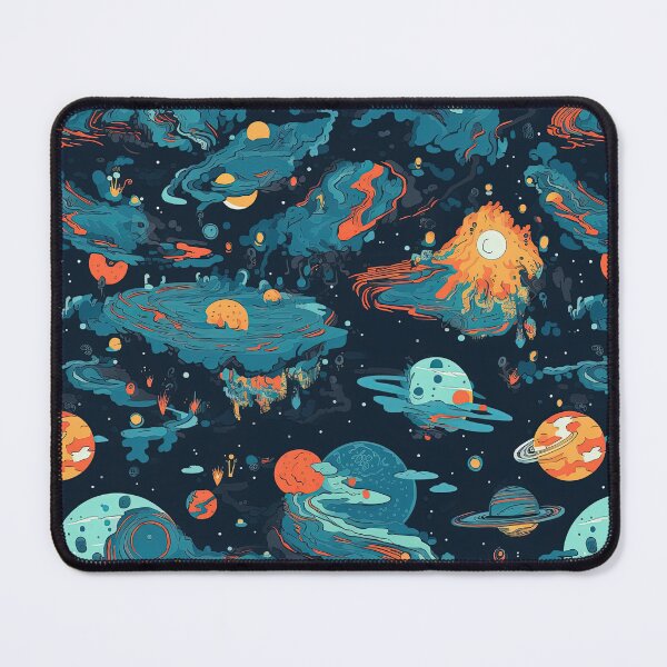Item preview, nd of the World Repeating Pattern - Apocalyptic Space and Damaged Earth Art designed and sold by arbaxas.