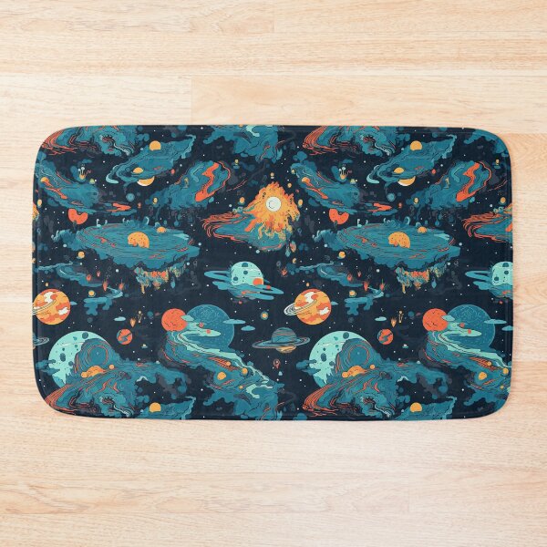 Item preview, nd of the World Repeating Pattern - Apocalyptic Space and Damaged Earth Art designed and sold by arbaxas.
