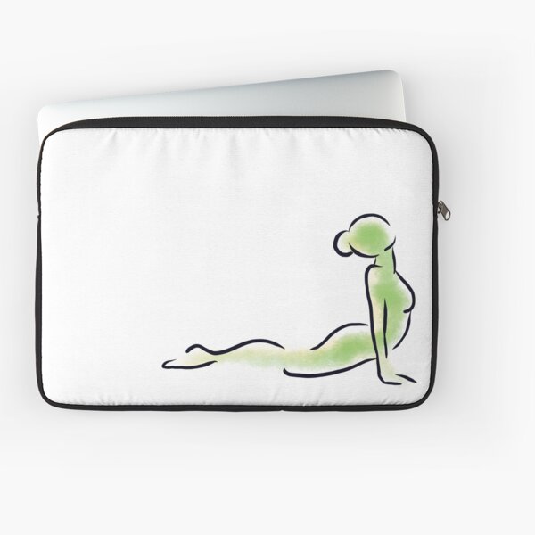 Urdhva Mukha Svanasana Yoga Pose Laptop Sleeve