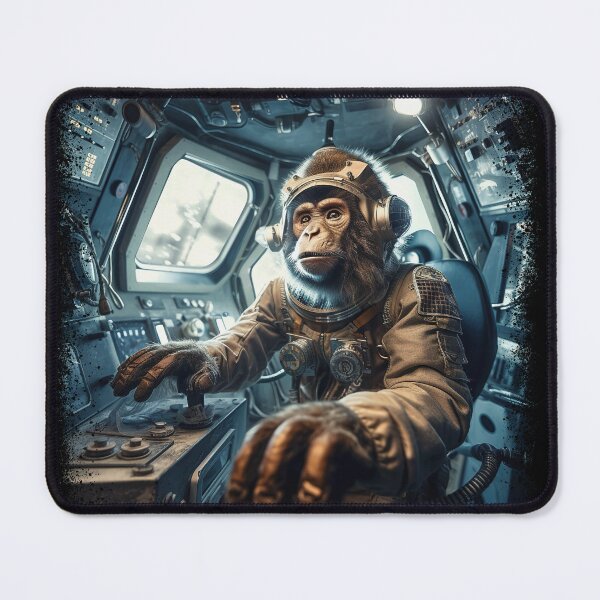 Item preview, Space Exploration with a Chimpanzee: A Dreamy Journey designed and sold by Dontobiasshop.