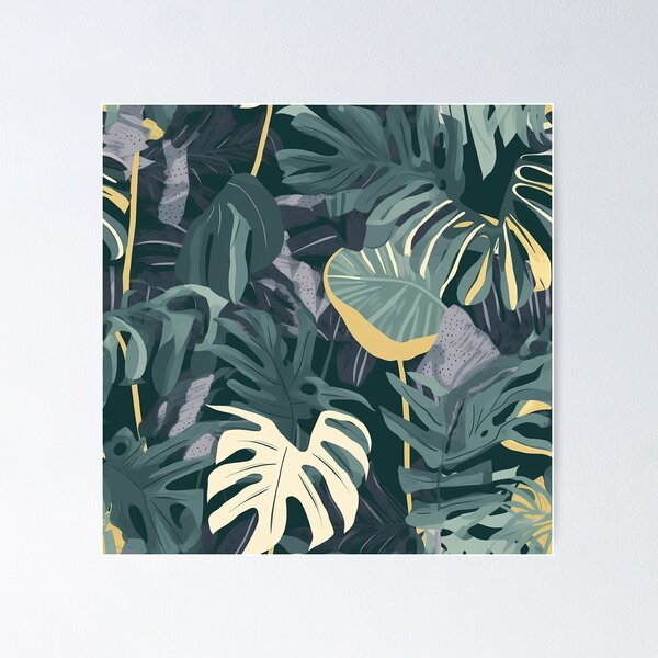 Item preview, Chic & Modern Tropical Foliage Repeating Pattern - Stylish Botanical Design designed and sold by arbaxas.
