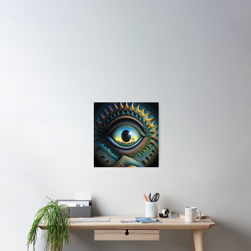 Vista previa del artículo con la obra «Póster», diseñado y vendido por SeedDesign.