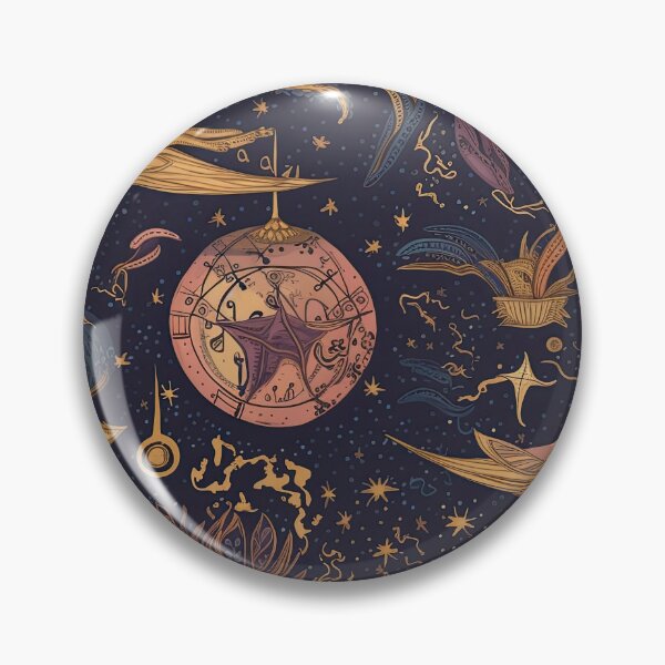 Item preview, Mystical Knowledge Repeating Pattern - Enchanted Books and Celestial Beauty designed and sold by arbaxas.