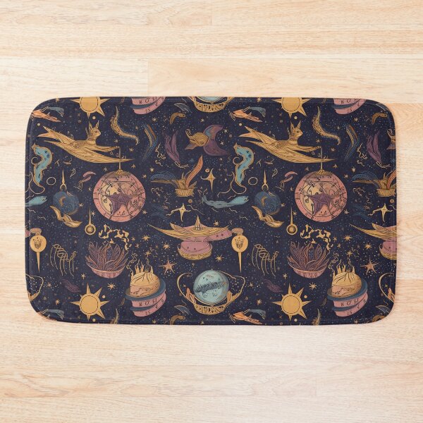 Item preview, Mystical Knowledge Repeating Pattern - Enchanted Books and Celestial Beauty designed and sold by arbaxas.