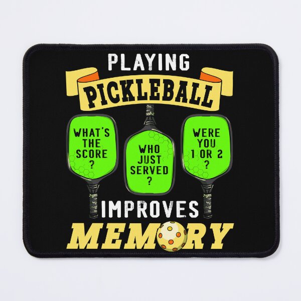 Item preview, playing pickleball improves memory designed and sold by Ric Gilar.