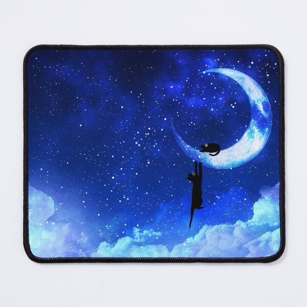 Item preview, Hang In There Moon Cat designed and sold by Full Cup Wellness.