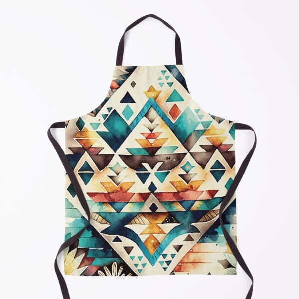 Item preview, A Southwestern Aztec Design with Flowers- Boho Chic Patterns designed and sold by GVRDesign.