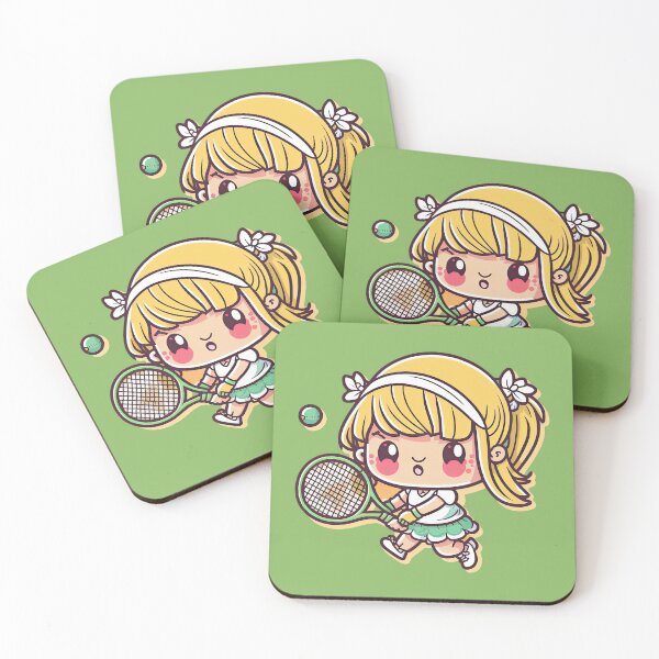 Item preview, Cute Tennis Player designed and sold by ultra-cute.