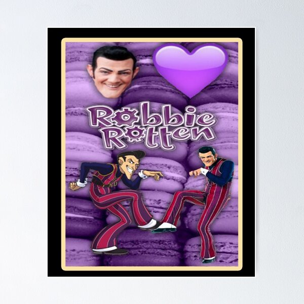 Robbie Rotten Silhouette - We Are Number One  Poster for Sale by  spencespry