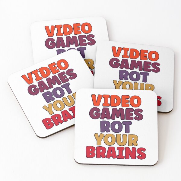 Aperçu de l'œuvre Jeux vidéo Rot Your Brains Sticker créée et vendue par KGN CREATIVITY.