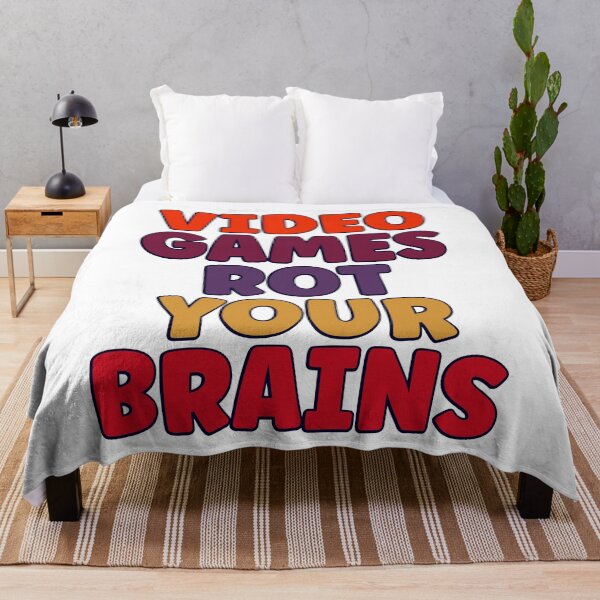 Aperçu de l'œuvre Jeux vidéo Rot Your Brains Sticker créée et vendue par KGN  CREATIVITY.