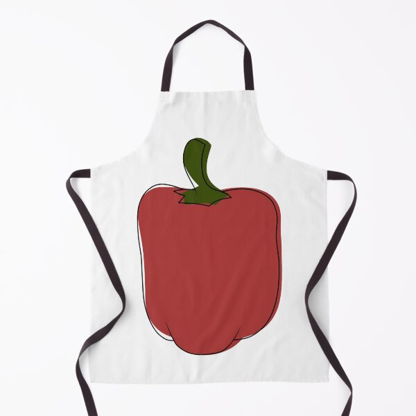 Item preview, Minimalist red bell pepper designed and sold by anycolorart.